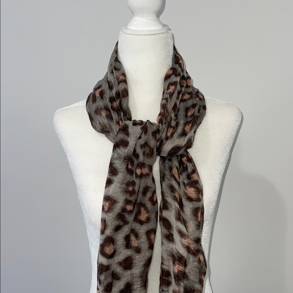 Leopard Print Scarf